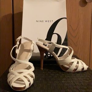 Nine West “JewelLiteO” strappy heels